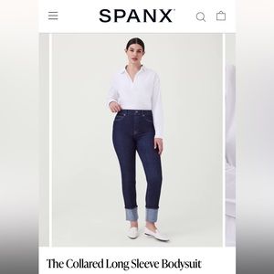 Spanx button down bodysuit